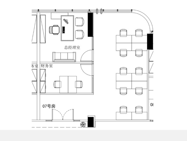 博雅城市广场 高新南区 144.15㎡ 精装 甲级 电梯口