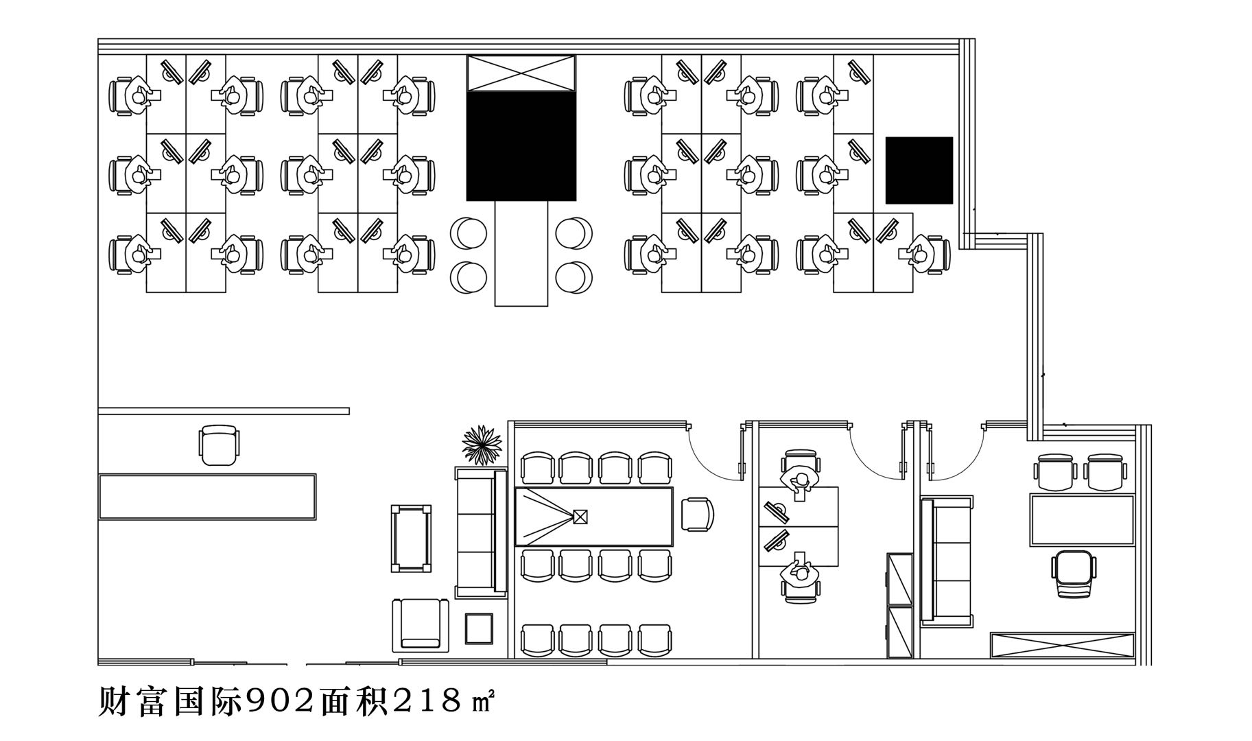 财富国际 武侯区 251.80㎡ 精装 甲级 无加时费 含物业