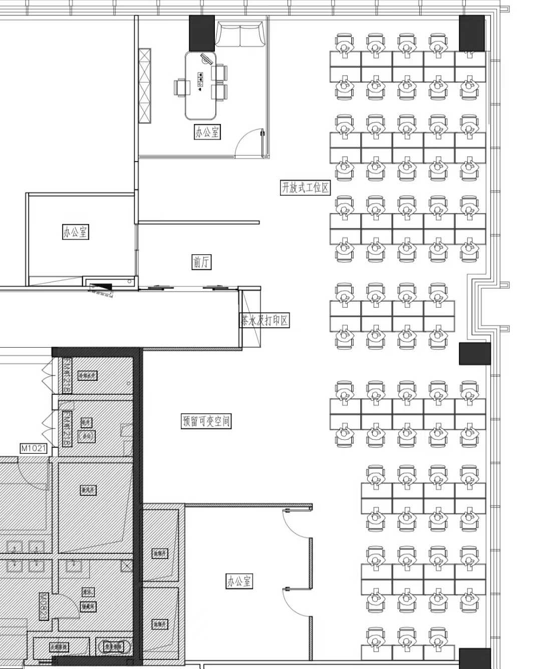 招商城市主场（招商中央华城） 成华区 481.00㎡ 精装 甲级 多面采光