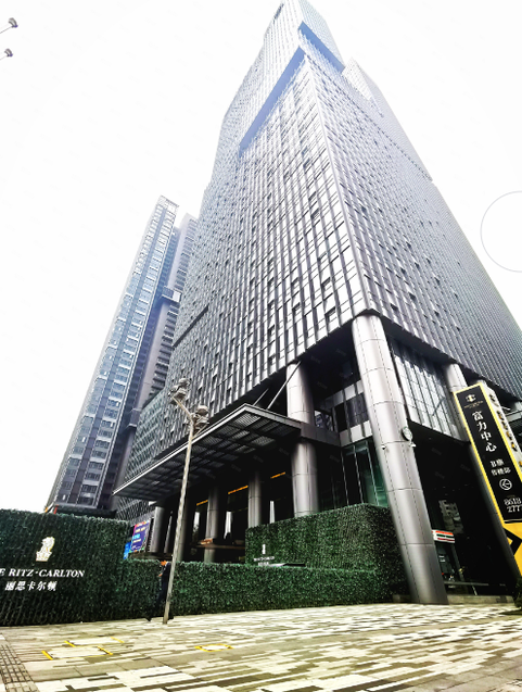 富力中心 青羊区 462.00㎡ 简装  甲级 电梯口,定制装修,转角户型